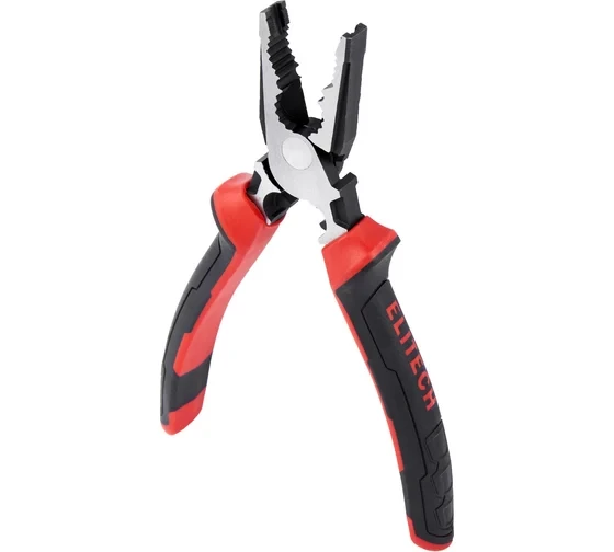 Плоскогубцы Elitech 210мм, комбинированные,усиленные, CrV,56-62HRC 110101 207103
