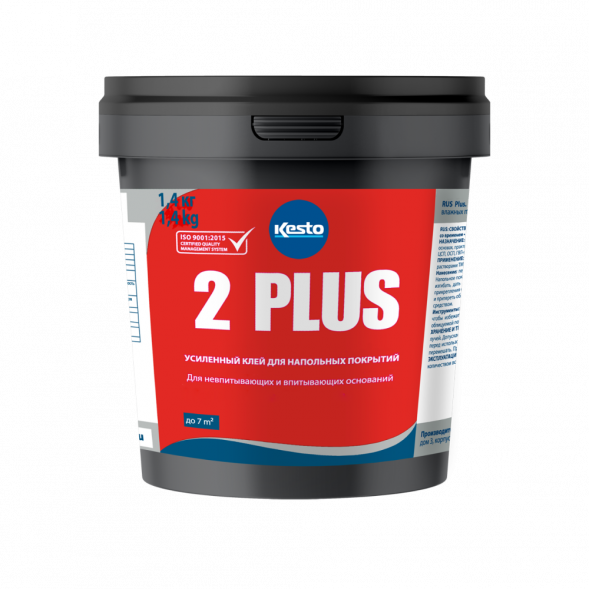 Универсальный клей для напольных покрытий Kesto 2 plus 1.4 кг 