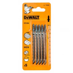 Пилки для лобзика по дереву DEWALT DT2164 (100 мм; шаг зубьев 4 мм) 5 шт. 