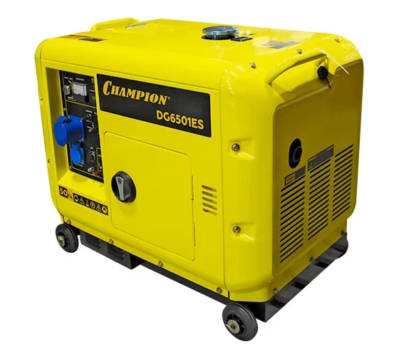 Дизельный генератор Champion DG6501ES +ATS