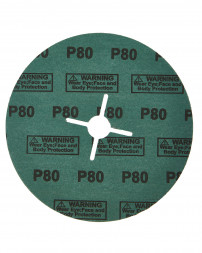 Круг фибровый шлифовальный для УШМ, P80, 125x22мм, 5шт Elitech 1820.167700 