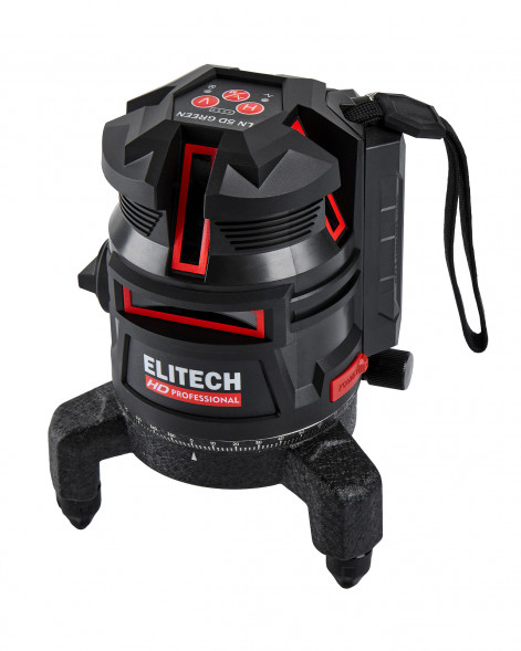 Лазерный нивелир Elitech HD LN 5D green