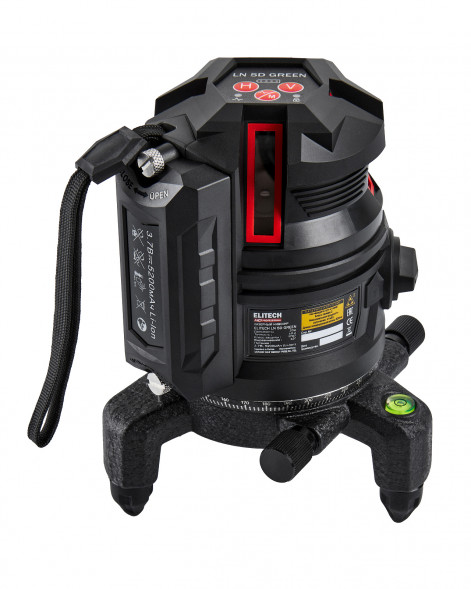 Лазерный нивелир Elitech HD LN 5D green