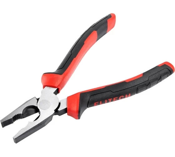 Плоскогубцы Elitech 190мм, комбинированные, CrV,56-62HRC 110202 207105