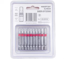 Набор бит Elitech 1820.072300