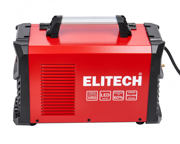 Сварочный инвертор Elitech АИС 180 СИН ЖК, MIG/MAG