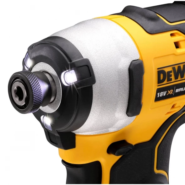  Шуруповерт аккумуляторный DEWALT DCF809D2T, 18 В, 190 Нм, 3200 уд/мин, с 2 АКБ 2 Ач и ЗУ, в кейсе (DCF809D2T-QW)