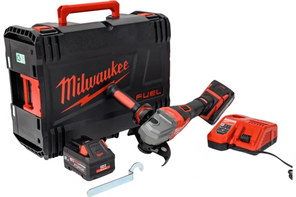 Углошлифмашина аккумуляторная Milwaukee M18 FHSAG125XB2-802X