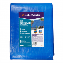 Тент полиэтиленовый Xglass 180, 3х4 м, 180 гр/м2 
