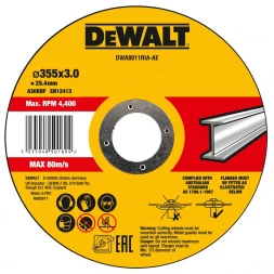 Диск отрезной DEWALT 355х25.4х3 мм DWA8011RIA-AE
