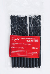 Сверло по металлу (4.8х52х86 мм; HSS) ELITECH 1820.101200