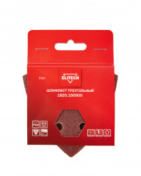 Шлифлист треугольный P60 5 шт Elitech 1820.156900