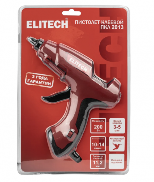 Пистолет клеевой Elitech ПКЛ 2013 (E2208.042.00) 