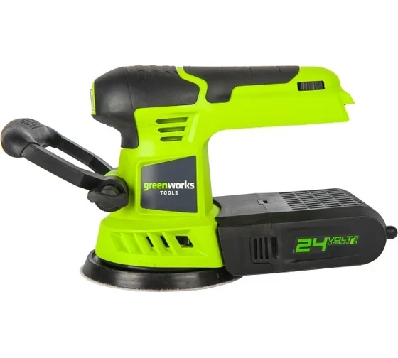Шлифовальная машина эксцентриковая G24 24V Greenworks G24ROS