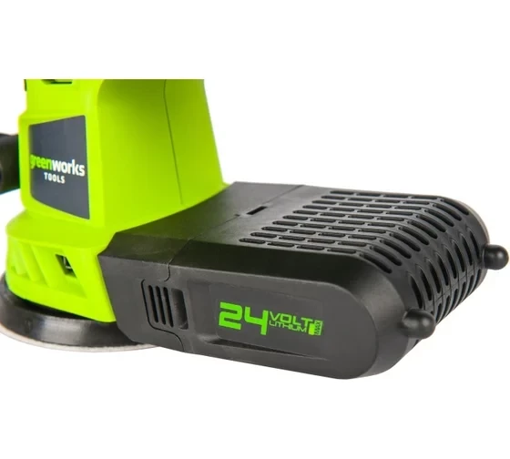 Шлифовальная машина эксцентриковая G24 24V Greenworks G24ROS