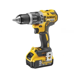  Дрель-шуруповерт ударная DEWALT DCD796P2, 18 В, 2000 об/мин, 34000 уд/мин, с 2 АКБ 5 Ач и ЗУ, в кейсе 