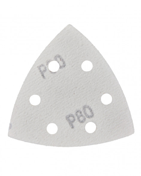 Шлифлист треугольный P80, 5 шт Elitech 1820.157000 