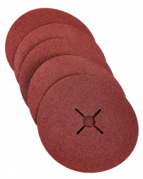 Круг фибровый шлифовальный для УШМ, P60, 150x22мм, 5шт Elitech 1820.168100