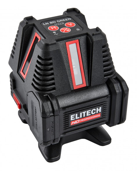 Лазерный нивелир Elitech HD LN 8D green