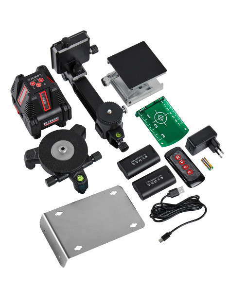 Лазерный нивелир Elitech HD LN 8D green