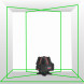 Лазерный нивелир Elitech HD LN 8D green