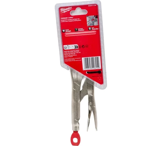 Ручной зажим Milwaukee 10” TORQUE LOCK прямые губки 