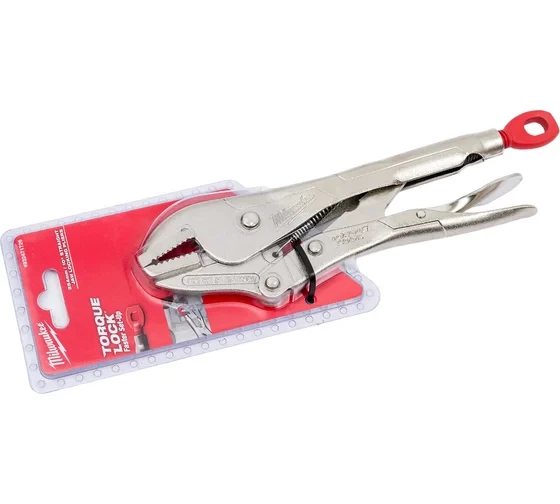 Ручной зажим Milwaukee 10” TORQUE LOCK прямые губки 
