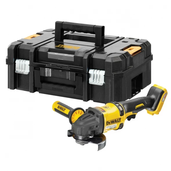  Угловая шлифмашина аккумуляторная DEWALT DCG418NT, 54 В, 125 мм, 9000 об/мин, без АКБ и ЗУ, в кейсе TSTAK (DCG418NT-XJ)