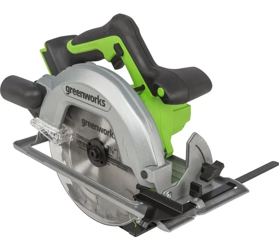 Пила циркулярная аккумуляторная 24V Greenworks GD24CS