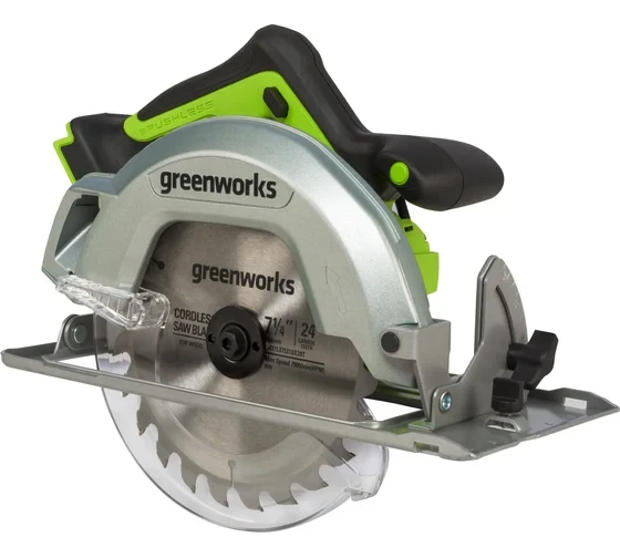 Пила циркулярная аккумуляторная 24V Greenworks GD24CS