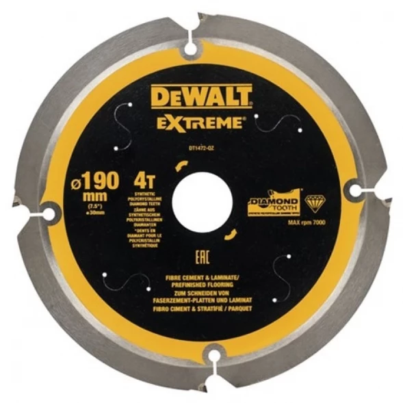 Пильный диск универсальный DEWALT DT1472, 190/30 мм.