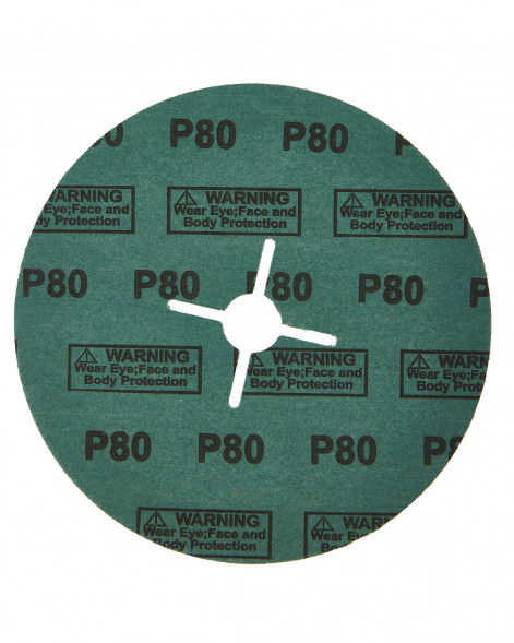 Круг фибровый шлифовальный для УШМ, P80, 150x22мм, 5шт Elitech 1820.168200