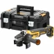  Угловая шлифмашина аккумуляторная DEWALT DCG405NT, 18 В, 125 мм, 9000 об/мин, без АКБ и ЗУ, в кейсе TSTAK (DCG405NT-XJ)