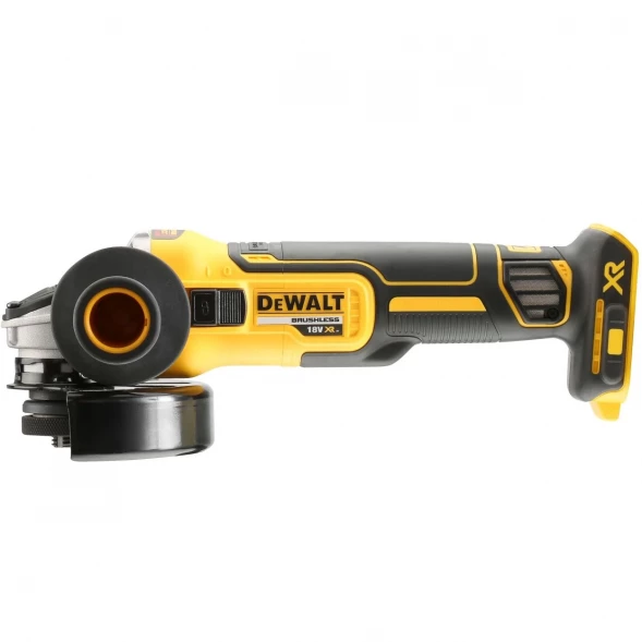  Угловая шлифмашина аккумуляторная DEWALT DCG405NT, 18 В, 125 мм, 9000 об/мин, без АКБ и ЗУ, в кейсе TSTAK (DCG405NT-XJ)