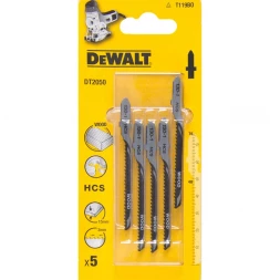 Пилки для лобзика по дереву DEWALT DT2050 (76 мм; шаг зубьев 2 мм) 5 шт. 