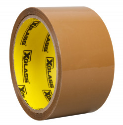  Скотч Xglass 05105, коричневый, 50 мм 180 м (э)