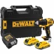 Дрель-шуруповерт аккумуляторная DEWALT DCD708D2T, 18 В, 1650 об/мин, с 2 АКБ 2 Ач и ЗУ, в кейсе TSTAK 
