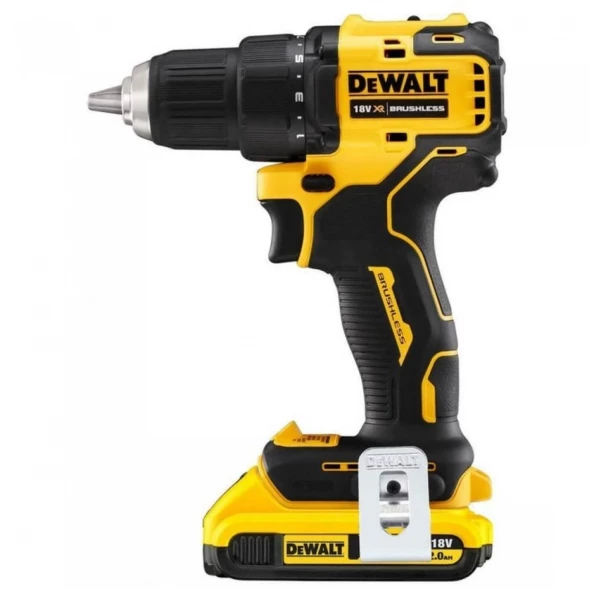 Дрель-шуруповерт аккумуляторная DEWALT DCD708D2T, 18 В, 1650 об/мин, с 2 АКБ 2 Ач и ЗУ, в кейсе TSTAK 