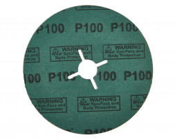 Круг фибровый шлифовальный для УШМ, P100, 150x22мм, 5шт Elitech 1820.168300 