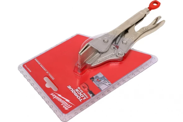 Ручной зажим Milwaukee TORQUE LOCK с плоскими губками 8&amp;quot; 200мм
