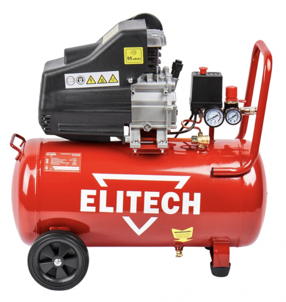 Компрессор коаксиальный масляный Elitech ДМ КМ 200-50