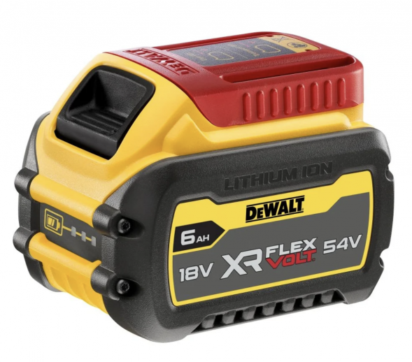 Аккумулятор DEWALT FLEXVOLT DCB546, Li-Ion, 18/54 В, 6/2 Ач, 2 шт. (DCB546T2-XJ)