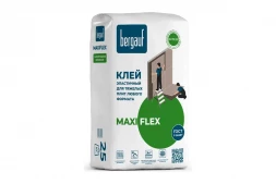 Клей эластичный для тяжелых плит любого формата Bergauf Maxiflex, 25 кг