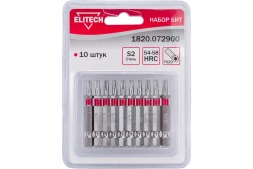Набор бит Elitech 1820.072900