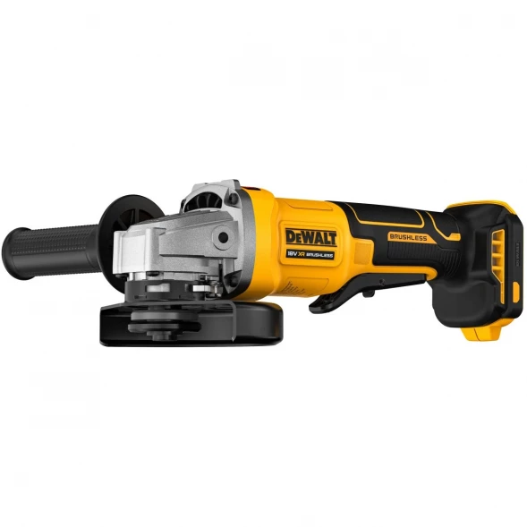  Угловая шлифмашина аккумуляторная DEWALT DCG408N, 18 В, 125 мм, 9000 об/мин, без АКБ и ЗУ (DCG408N-XJ)