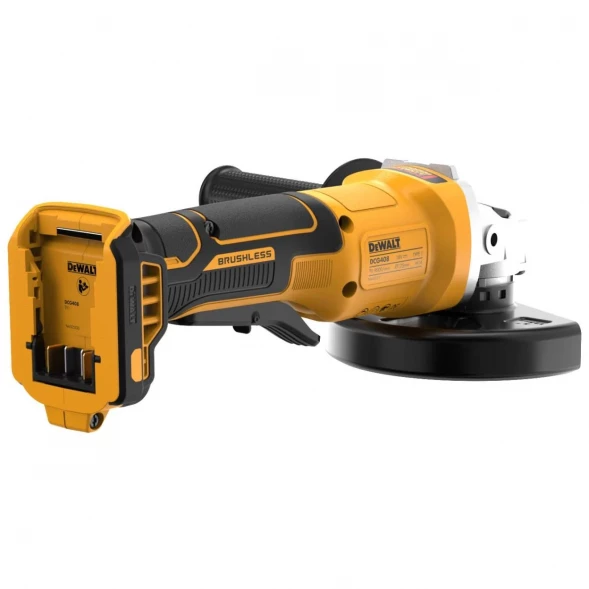 Угловая шлифмашина аккумуляторная DEWALT DCG408N, 18 В, 125 мм, 9000 об/мин, без АКБ и ЗУ (DCG408N-XJ)