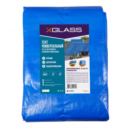 Тент полиэтиленовый Xglass 180, 5х6 м, 180 гр/м2