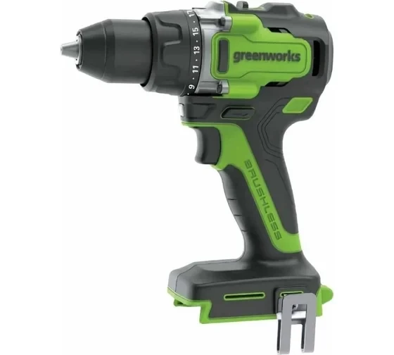 Дрель-шуруповерт аккумуляторный Ударный Greenworks GD24DD140 24V без АКБ и ЗУ