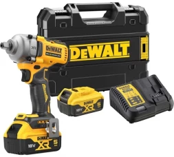 Гайковерт аккумуляторный Dewalt DCF892P2T, 18 В, 1084 Нм, 3250 уд/мин, с 2 АКБ 5 Ач и ЗУ, в кейсе TSTAK