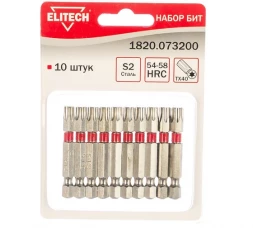 Набор бит Elitech 1820.073200